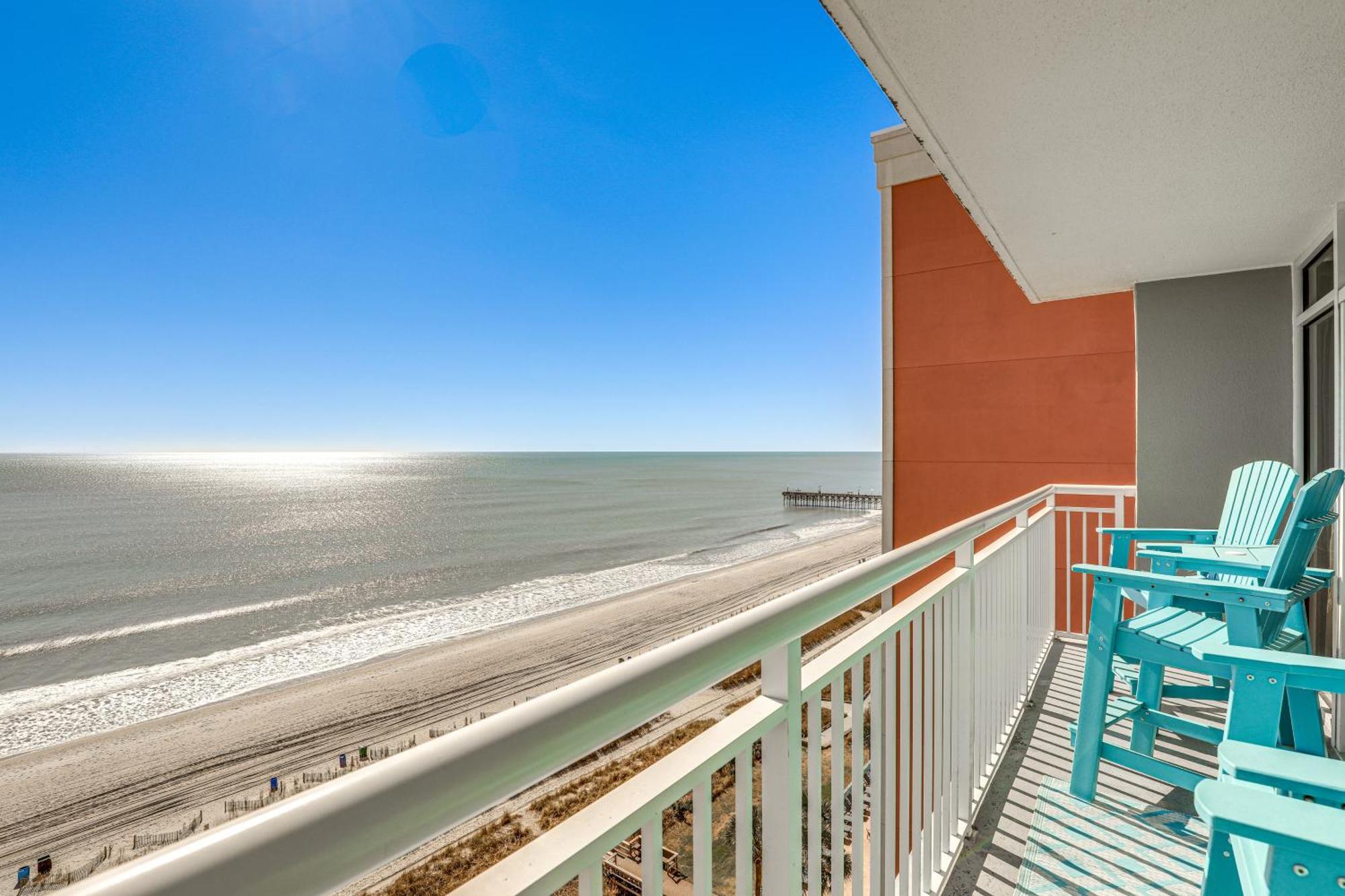 Oceanfront Condo With Huge Balcony Walk To Skywheel Myrtle Beach Exterior foto